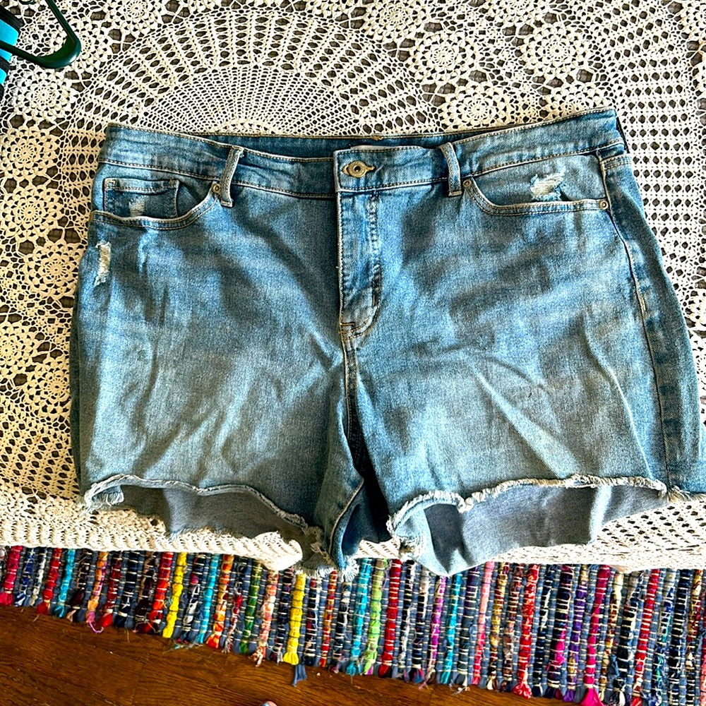 Blue jeans shorts